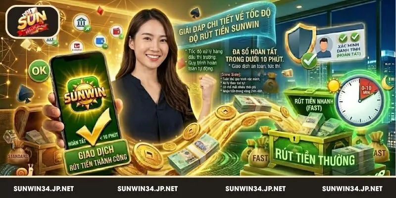 Giải đáp chi tiết rút tiền Sunwin nhanh không