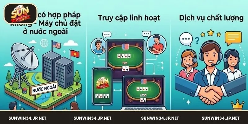 Sunwin hoạt động hợp pháp, dịch vụ chất lượng