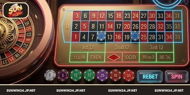 Tìm hiểu đầy đủ quy tắc chơi Roulette tại Sunwin